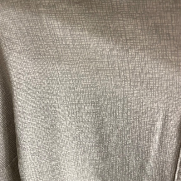 Lands' End Women's Long Sleeve Twill Belted Print Shirt Dress, 1X - Picture 4 of 6